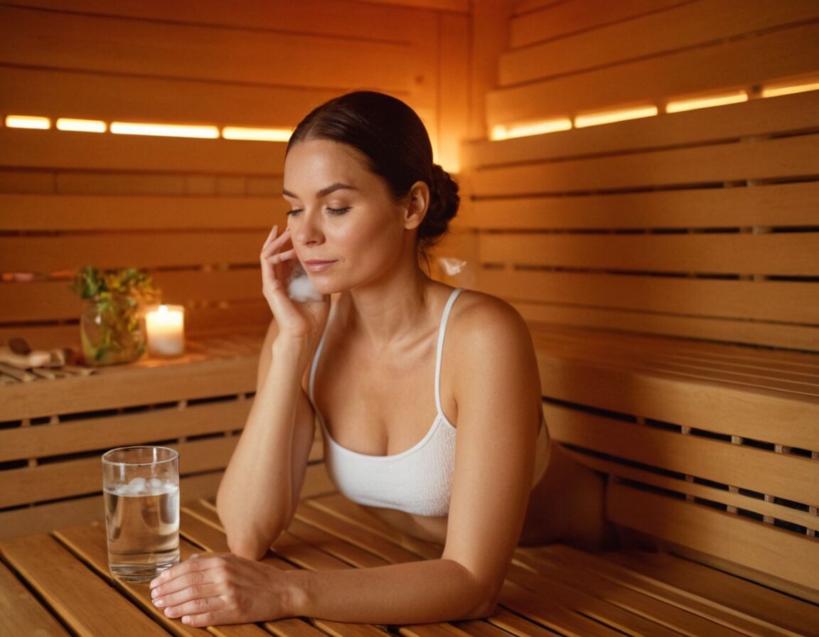 Ausreichend trinken nach dem Saunabesuch - Mit Erkältung in die Sauna: Risiken und Tipps für die Gesundheit