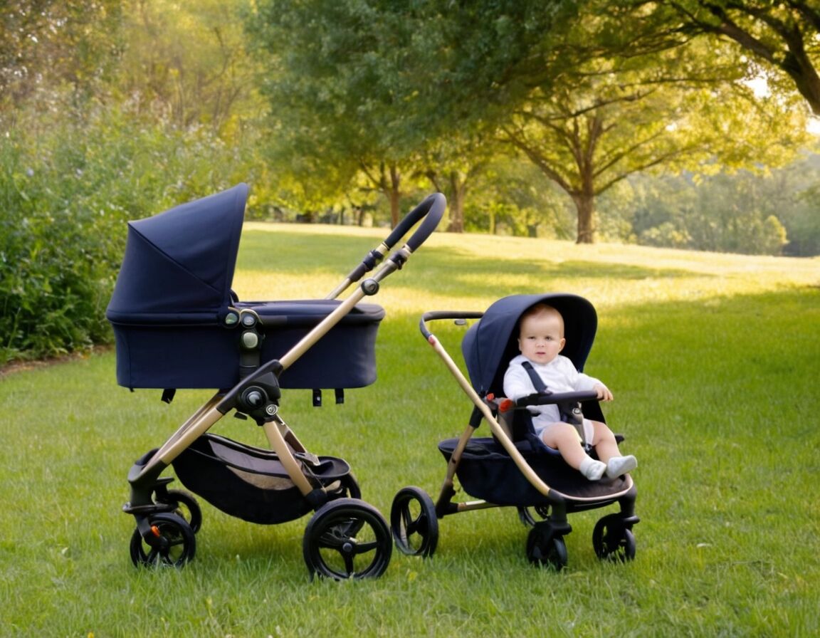 Schnelles Umbauen zwischen Kinderwagen und Buggy - Der perfekte Begleiter für junge Eltern: Der Kinderwagen 2 in 1 im Test