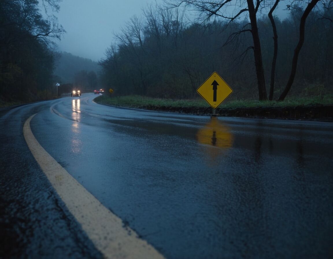 Straßenabschnitte mit schlechter Wasserableitung problematisch - Wo tritt besonders häufig Aquaplaning auf? Die gefährlichsten Straßen und Wetterbedingungen im Überblick