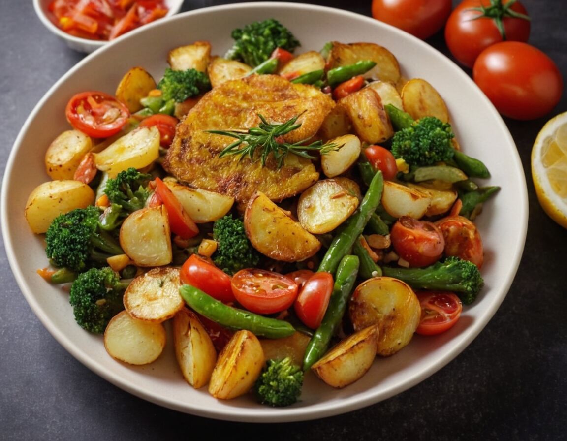 Frisches gemischtes Gemüse, gedünstet oder gebraten - Was passt zu Bratkartoffeln? Die besten Beilagen und Rezepte für ein perfektes Gericht