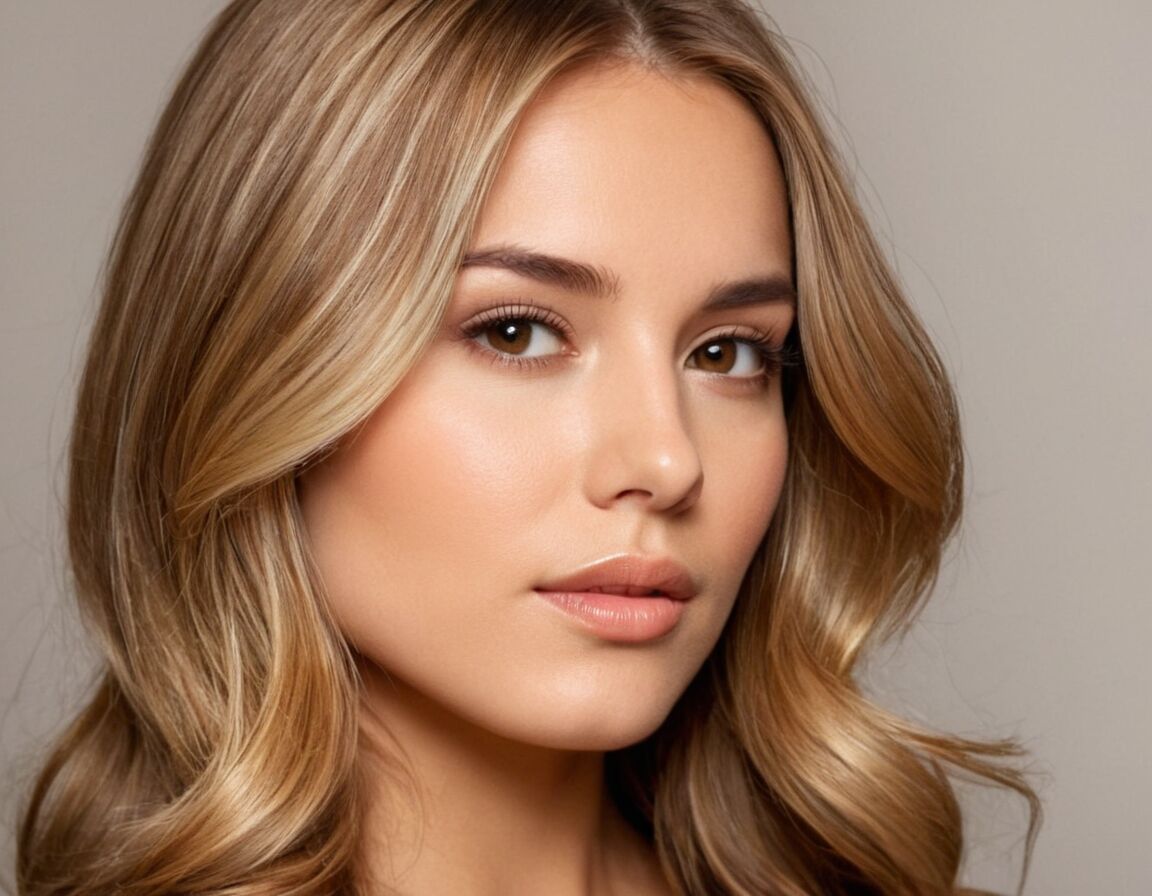 Helle Strähnen vergrößern das Gesicht optisch - Blonde Strähnen in braunen Haaren: Der perfekte Farblook für jeden Haartyp