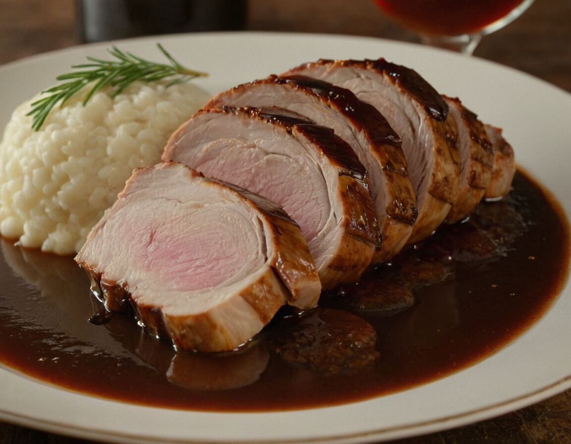 Soße aus Bratensatz, Rotwein und Brühe zubereiten - Rehrücken Rezept einfach im Backofen zubereiten: Schritt-für-Schritt-Anleitung für ein festliches Gericht