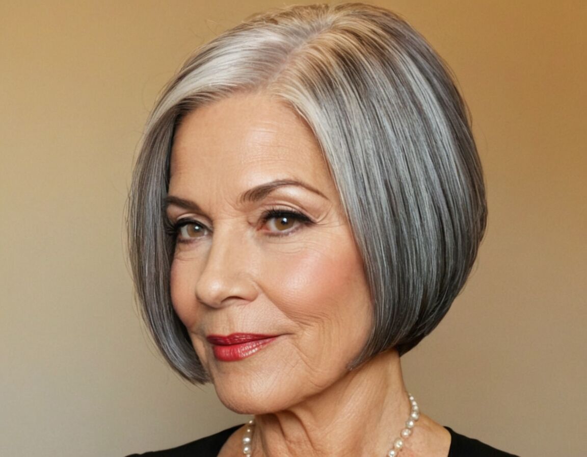 Pflegeleichte Haarschnitte für den Alltag - Bob Frisuren ab 60: Stilvolle Haarschnitte für reife Frauen