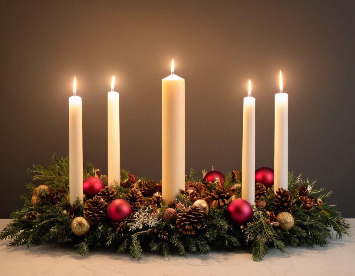 Natürliche Materialien kombiniert mit modernen Akzenten - Ausgefallene, längliche und moderne Adventskränze für eine stilvolle Weihnachtsdekoration