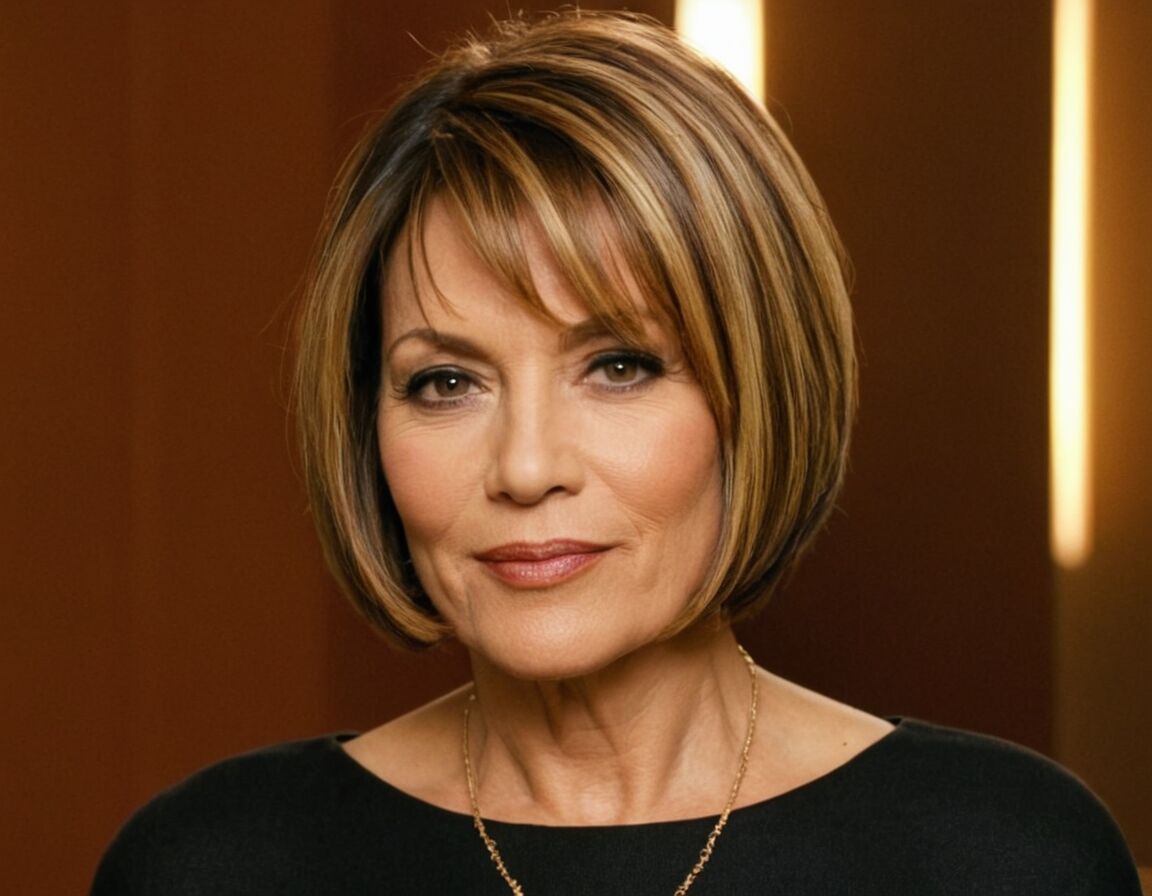 Tipps für den perfekten Schnitt beim Friseur - Stufig fransig Bob Frisuren gestuft ab 50: Stilvolle Haarschnitte für reife Frauen