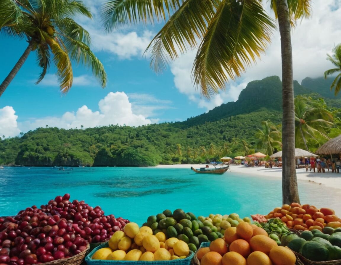 Lokale Küche mit exotischen Spezialitäten probieren - Die Insel der kleinen Antillen: Ein Paradies für Naturliebhaber und Abenteuerlustige