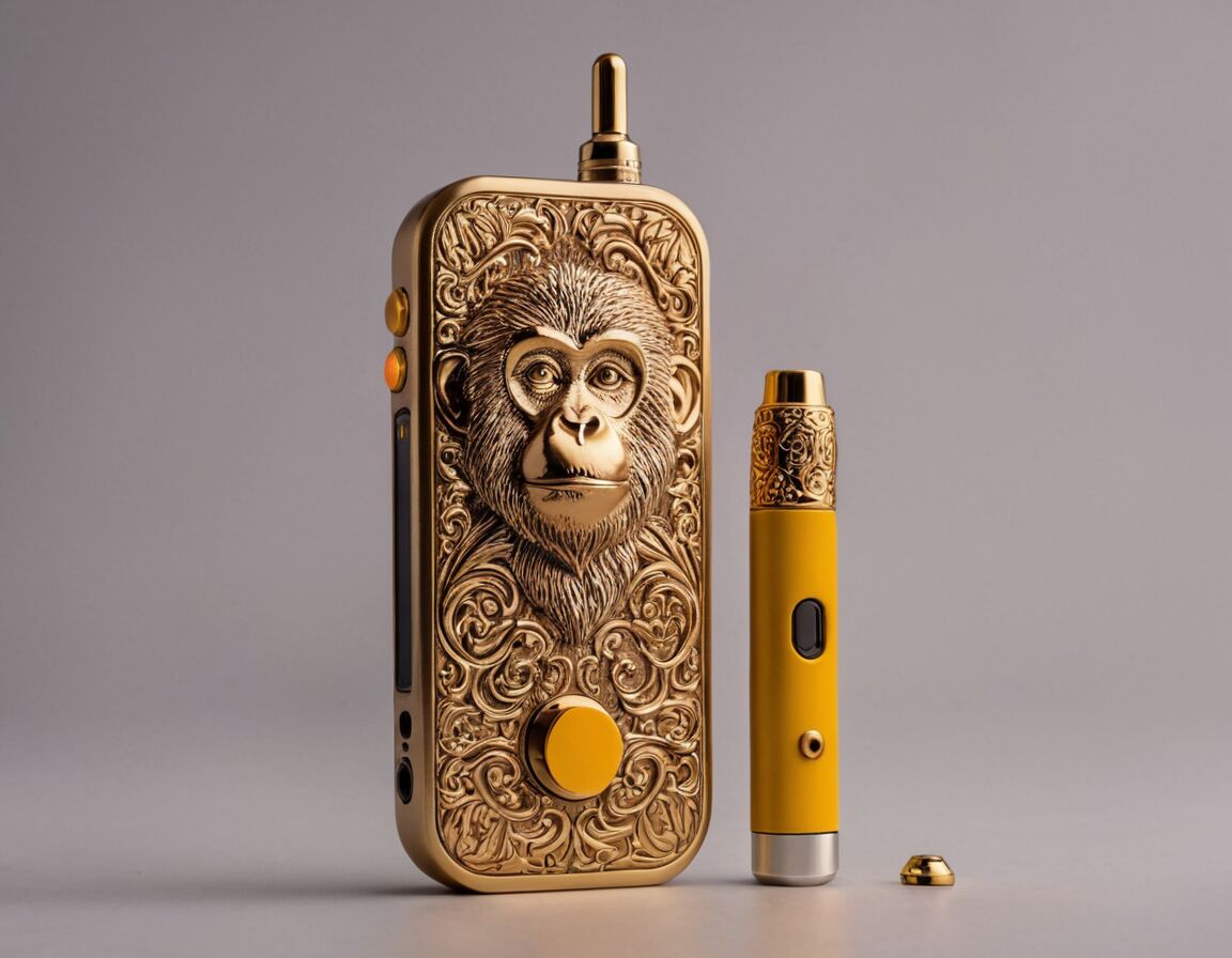 Bedienelemente mit ergonomischem Design - Vape mit Affe drauf: Die neuesten Trends und Designs für Dampfer