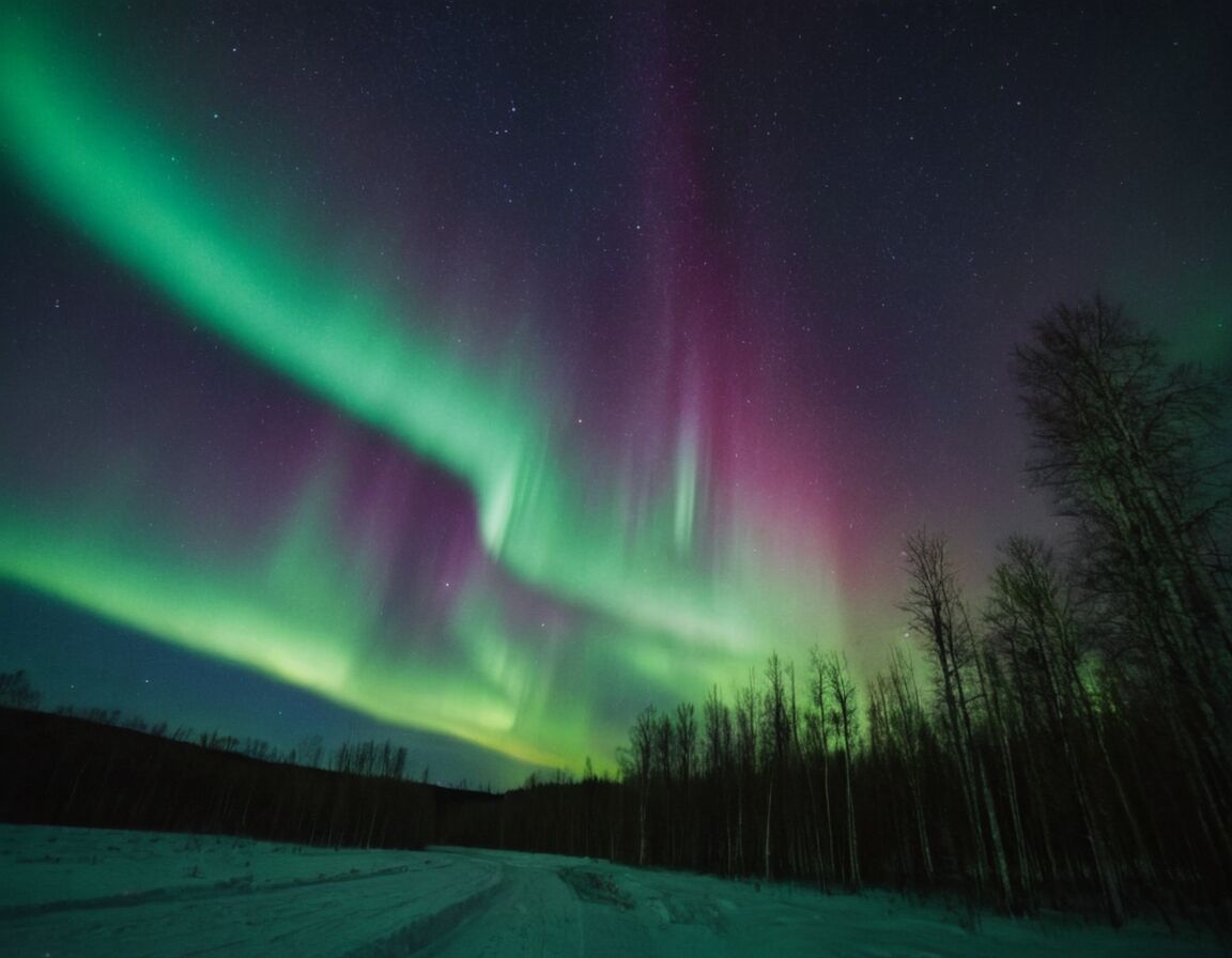 Unterschiedliche Farben durch verschiedene Gasarten - Der grüne Lichtstrahl am Himmel: Ein faszinierendes Naturphänomen und seine Ursachen