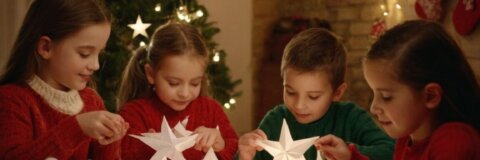 Basteln zu Weihnachten: Kreative Ideen für Kinder ab 3 Jahren