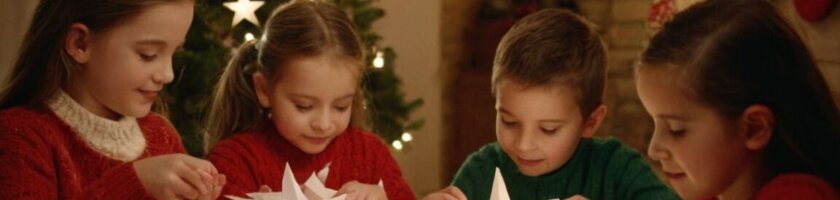 Basteln zu Weihnachten: Kreative Ideen für Kinder ab 3 Jahren