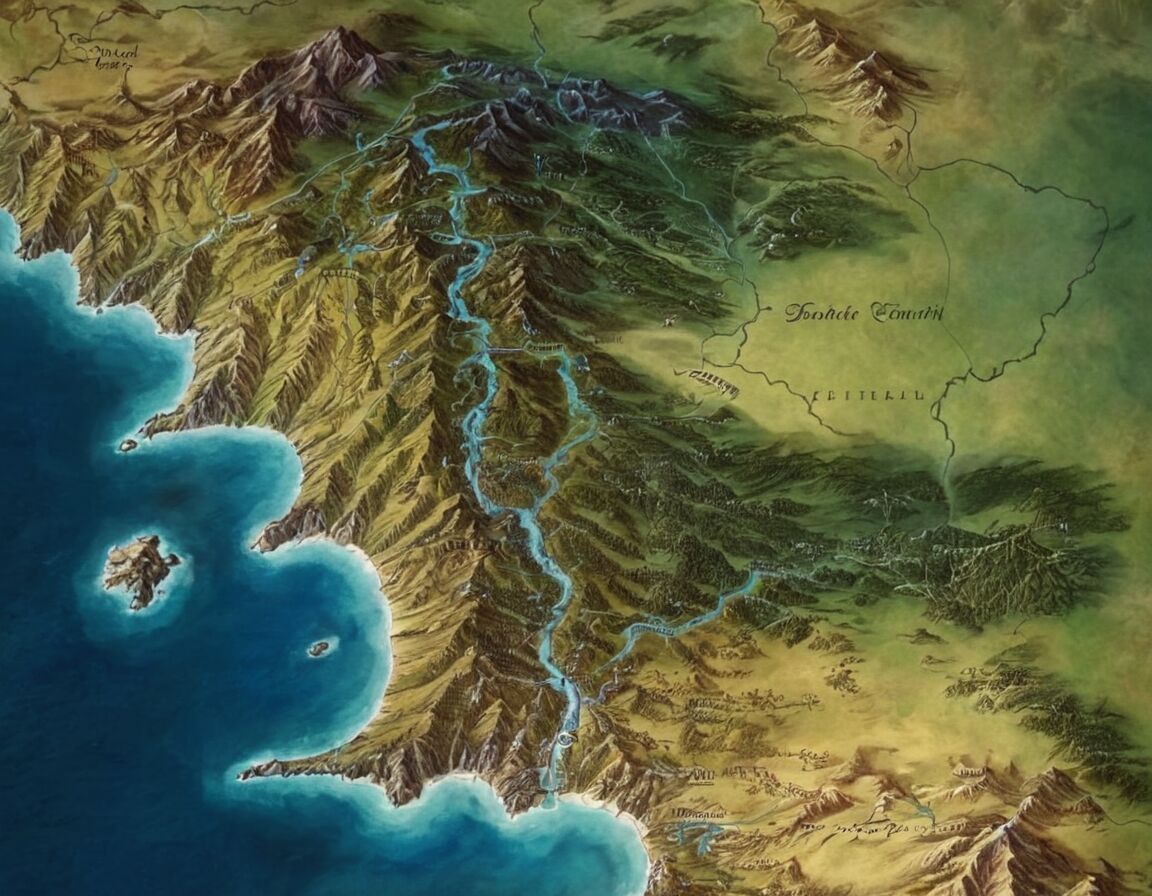 Die faszinierende Welt der Herr der Ringe Karte: Entdecken Sie ...