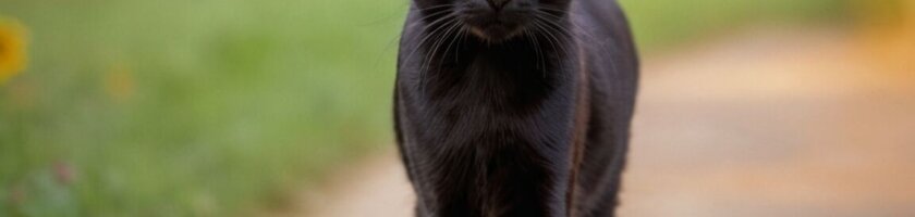 Schwarze Katze von links nach rechts: Ein Blick auf die Symbolik und Bedeutung in verschiedenen Kulturen